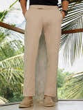 Flexi-Waist Brown 4-Way Stretch Slim-Fit Trousers (selected)
