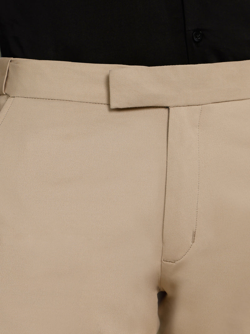 CAHOOT Men's Brown Solid Trousers - view 7