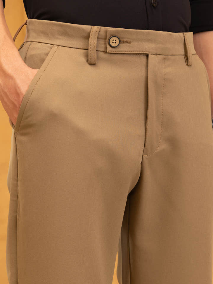 Mid-Rise Boot Cut Trouser