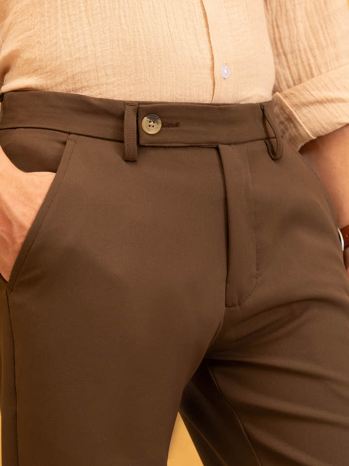 Mid-Rise Boot Cut Trouser