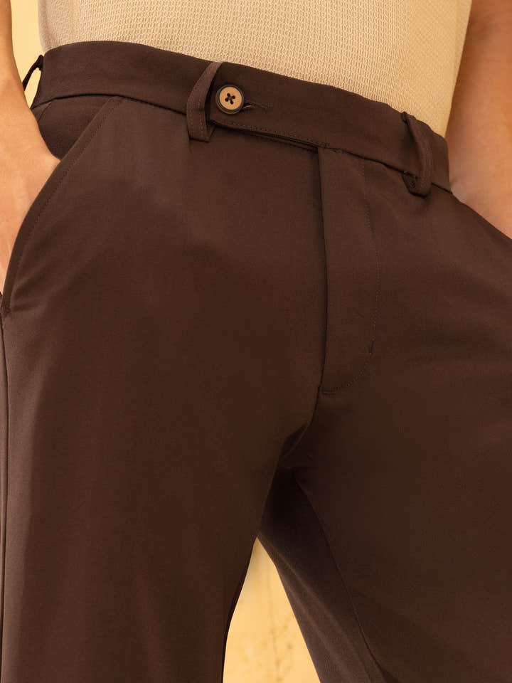 Mid-Rise Boot Cut Trouser