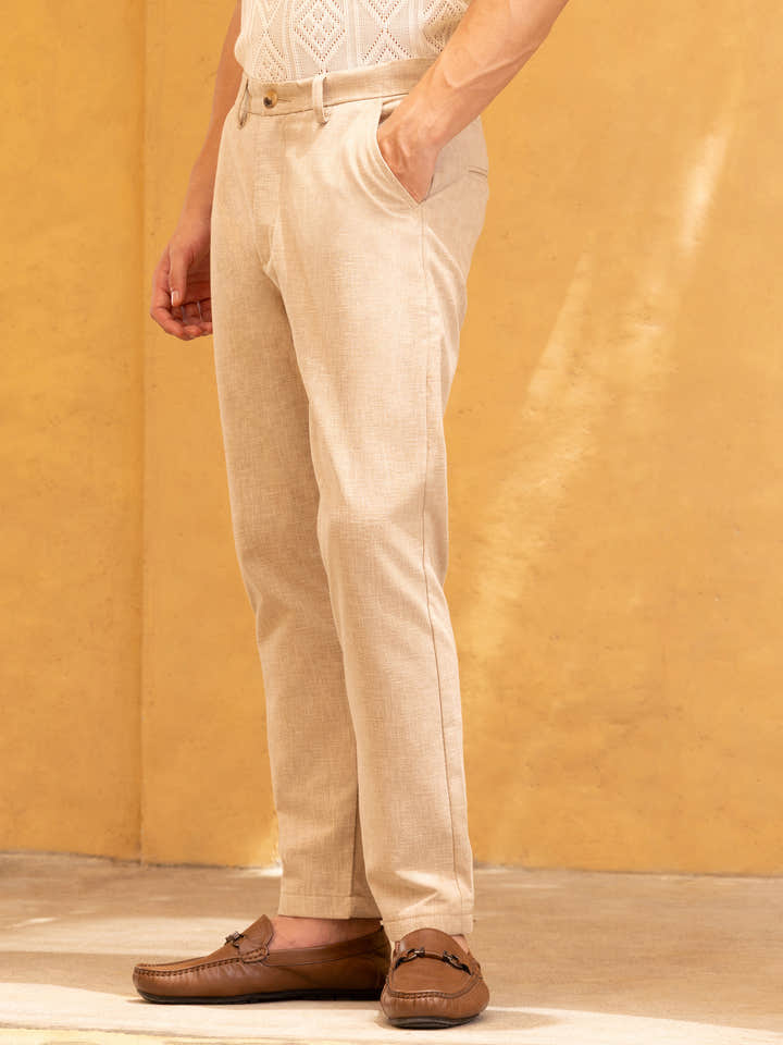 Mid-Rise Tapered Fit Trouser
