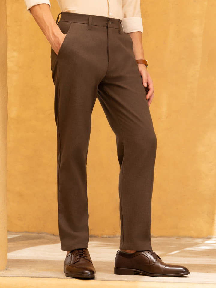 Mid-Rise Tapered Fit Trouser