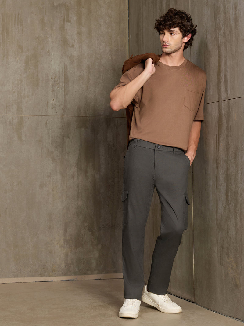 Cahoot Men's Olive Cotton Cargo Pants - view 5