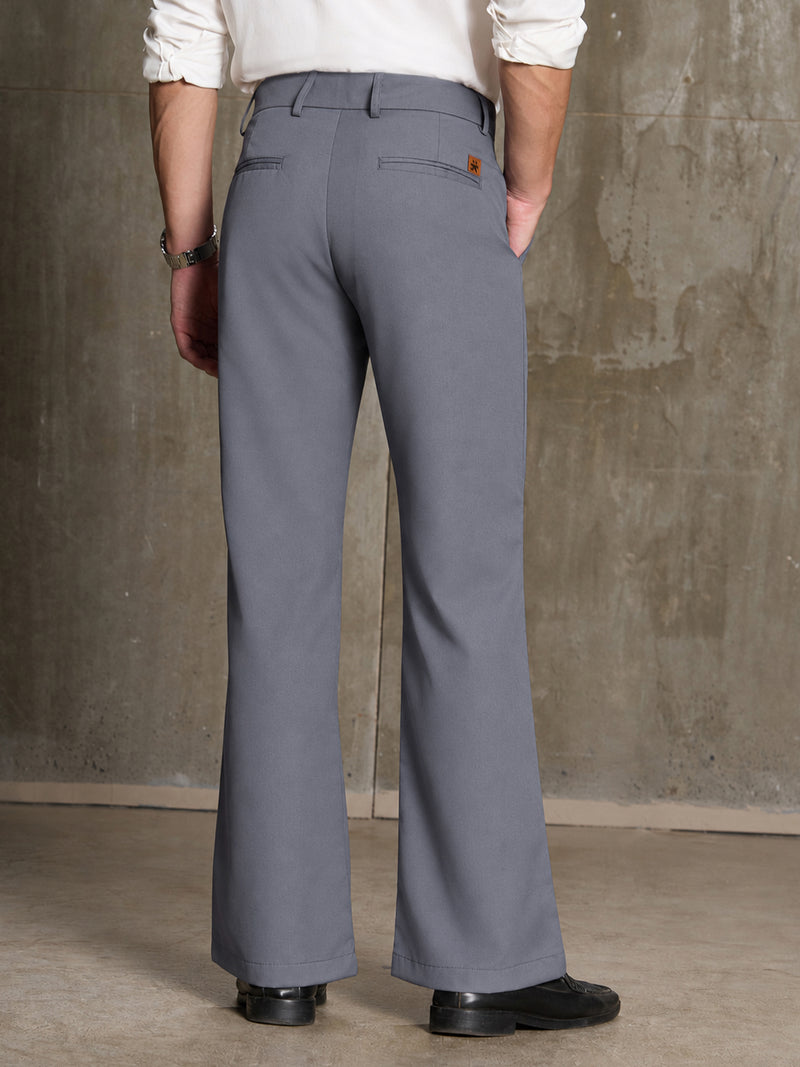 Cahoot Men's Grey Stretchable Bootcut Trouser - view 4