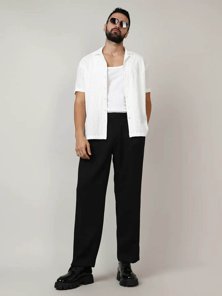 Lightweight - Solid Tailored Trousers
