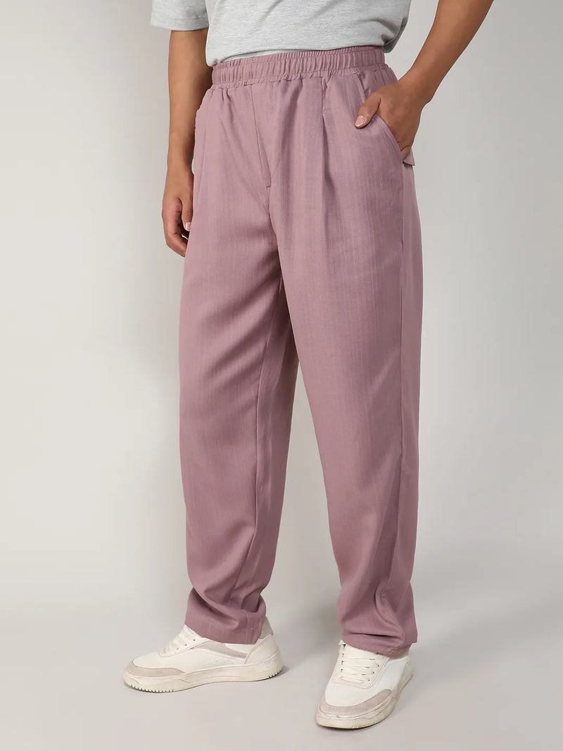 Tailored Linen-Blend Trousers