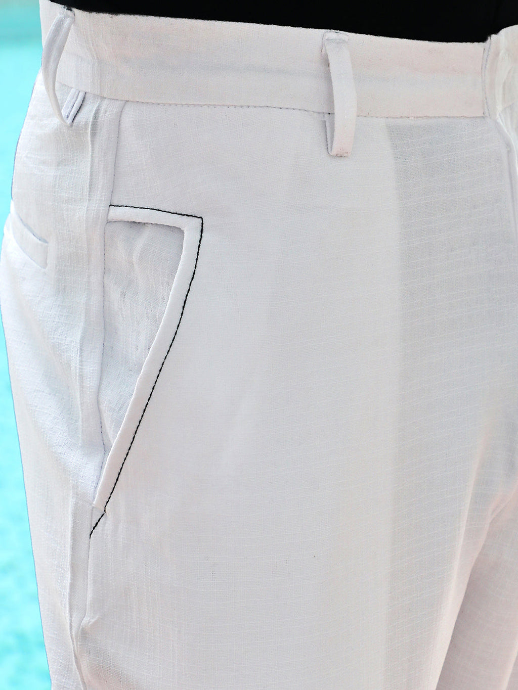 Lightweight - Tailored Linen-Blend Trousers