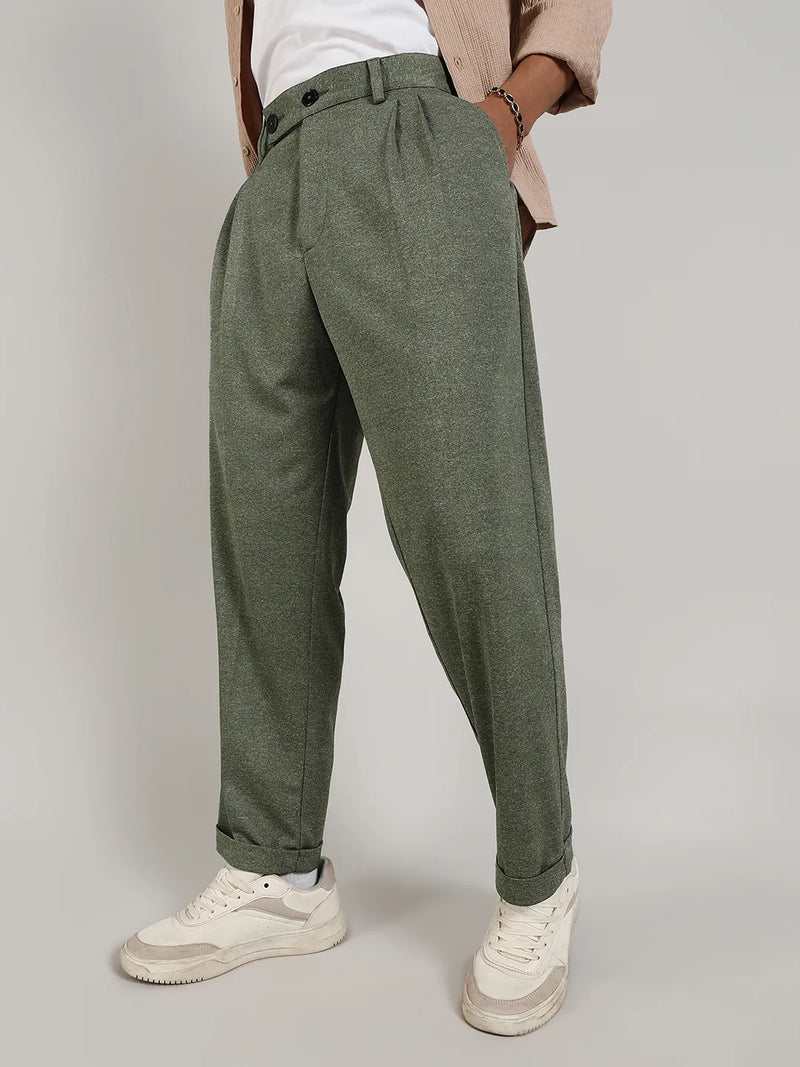 Lightweight - Tailored Heathered Trousers