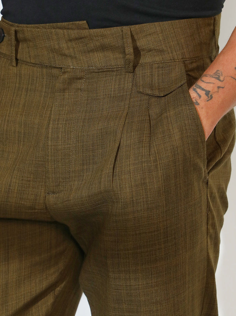 Lightweight - Tailored Linen-Blend Trousers