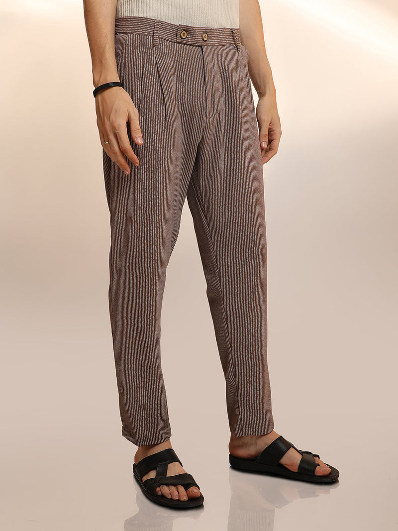 Lightweight - Striped Tailored Trousers