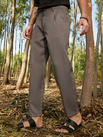 Lightweight - Tailored Linen-Blend Trousers