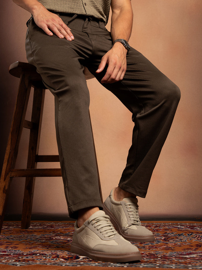 Waffle Chino Trousers