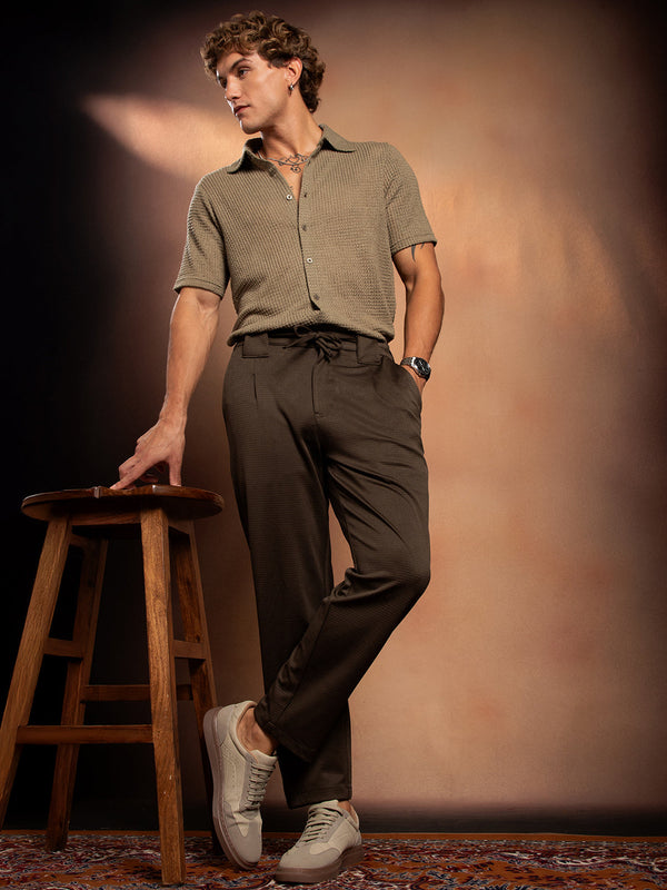 Waffle Chino Trousers