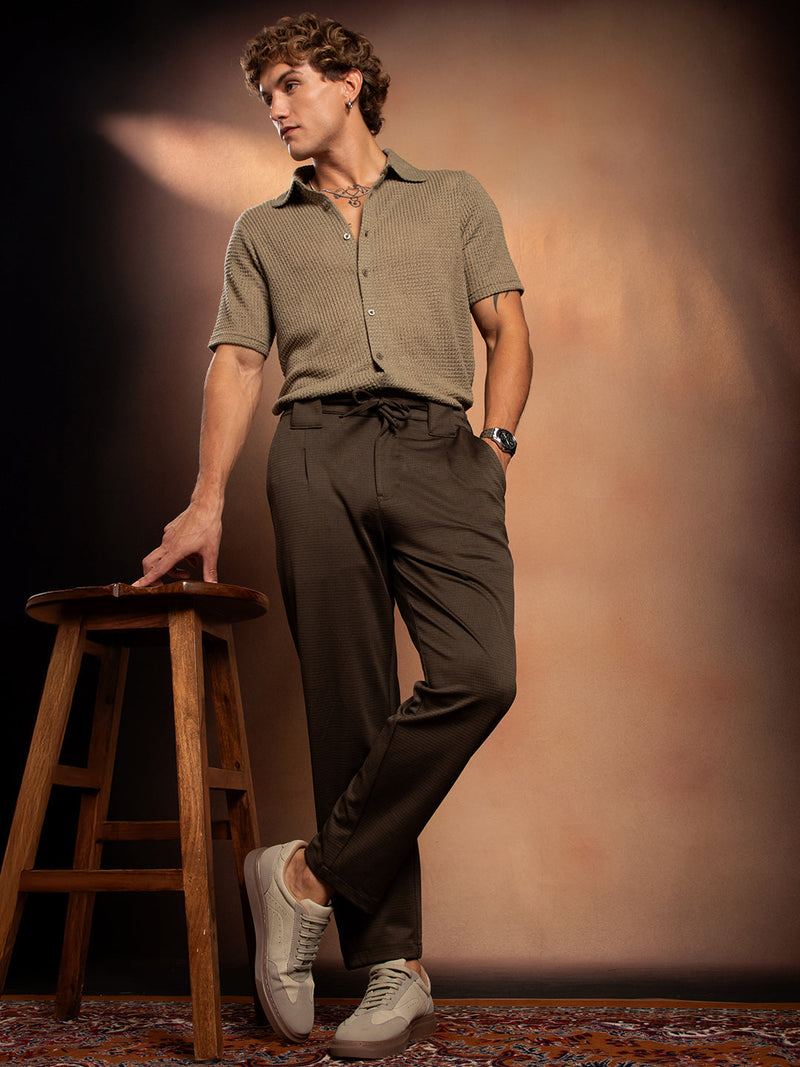 Waffle Chino Trousers