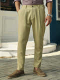 Lightweight - Linen-Blend Chino Trousers (selected)