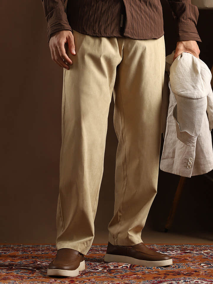 Lightweight - Pleated Tailored Trousers