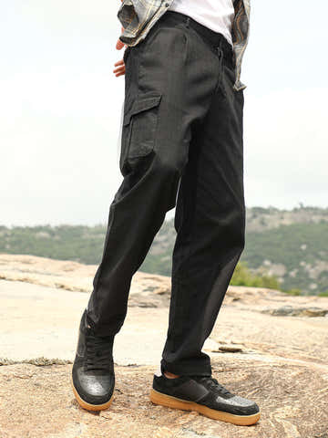 Lightweight - Pleated Utility-Tapered Trousers