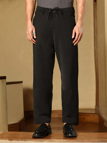 Twill-Panelled Chino Trousers
