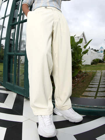 Lightweight - Extended-Waistband Pleated Trousers