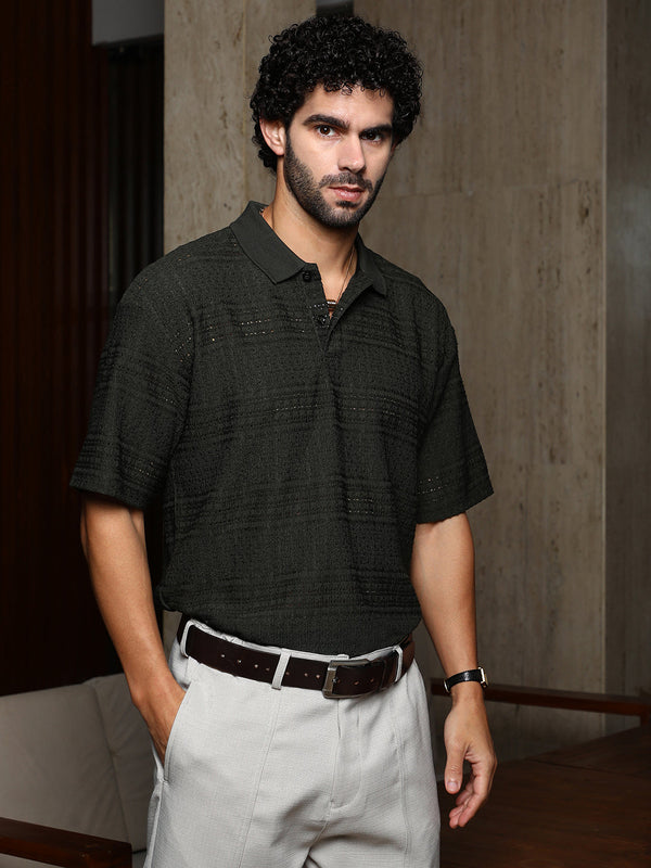 Bohomian Oversized Polo T-Shirt