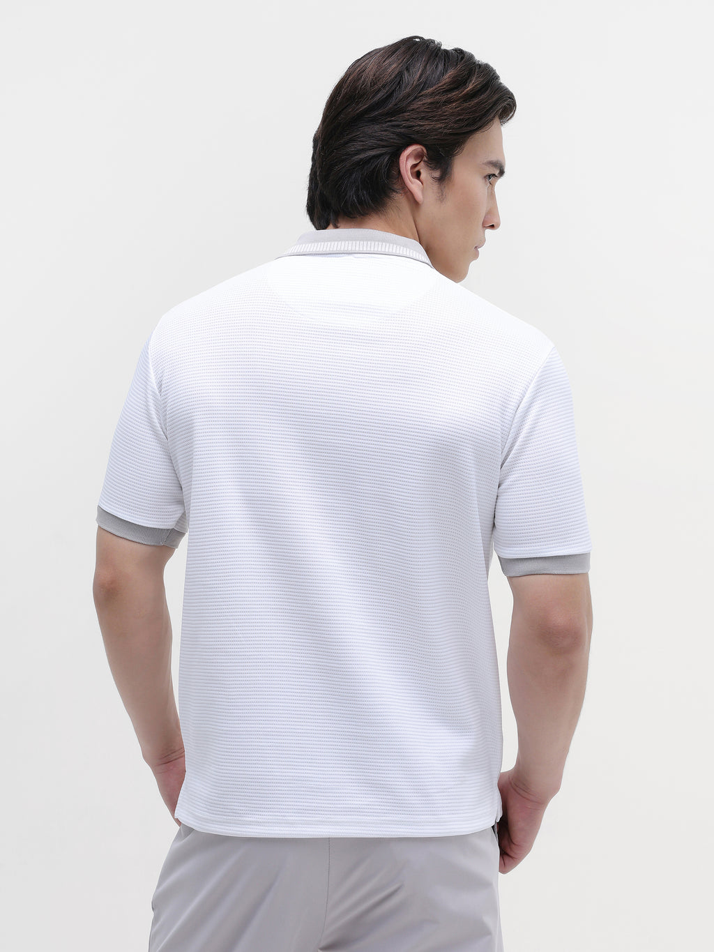 White Textured T-Shirt