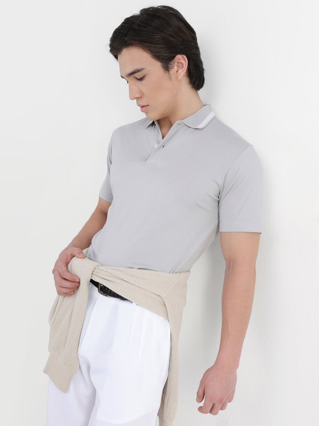 Grey Solid T-Shirt