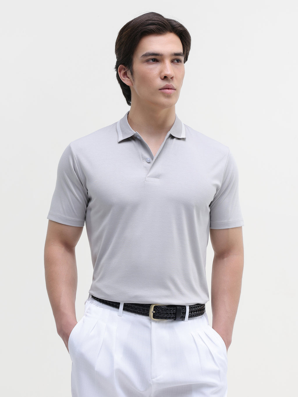 Grey Solid T-Shirt