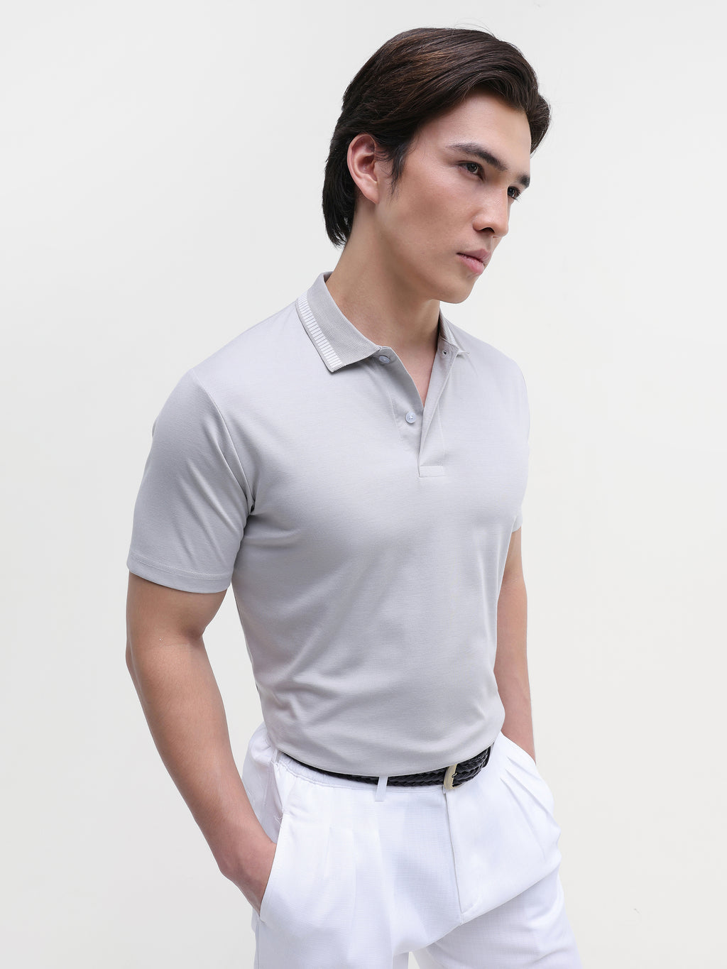 Grey Solid T-Shirt
