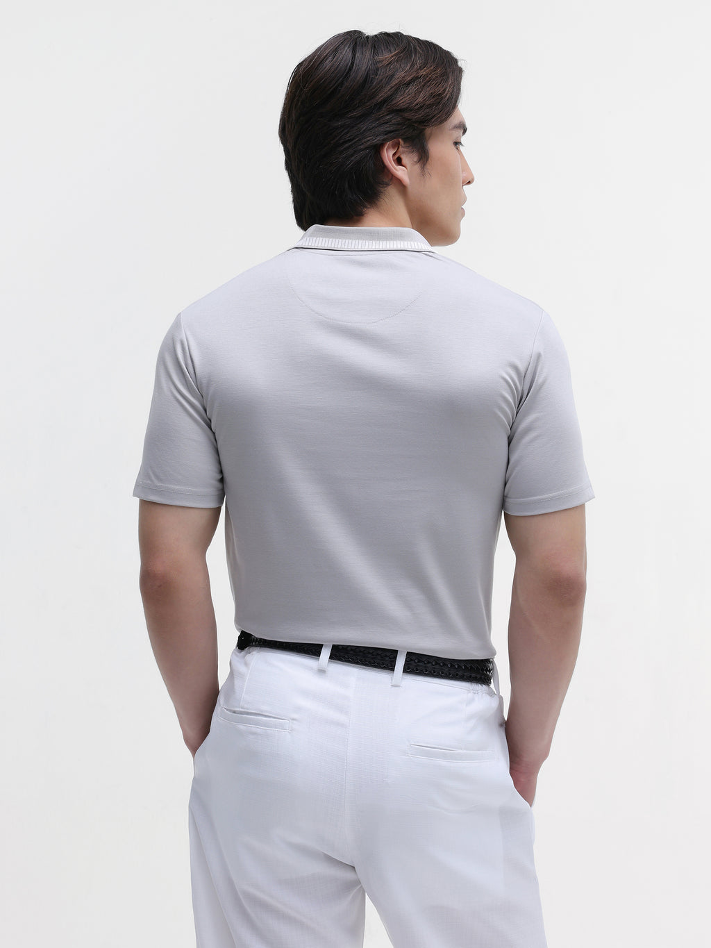 Grey Solid T-Shirt