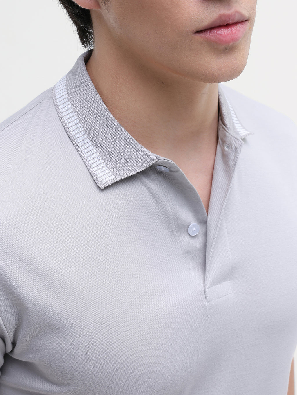 Grey Solid T-Shirt