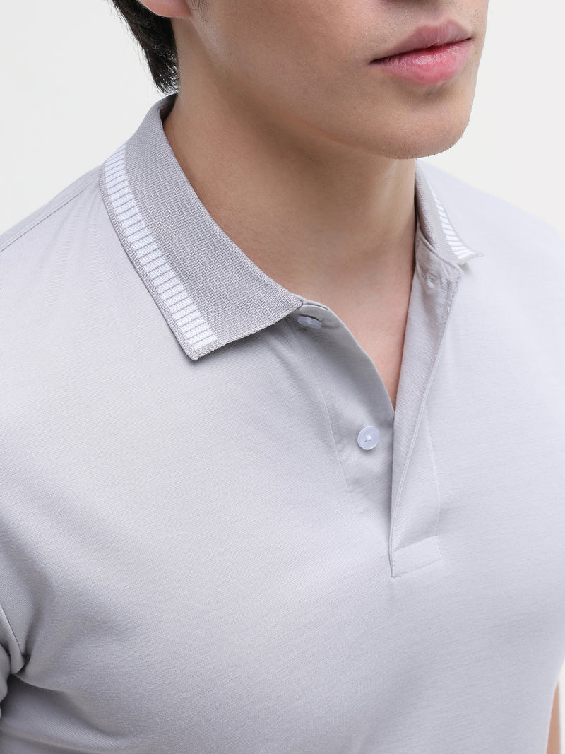 Grey Solid T-Shirt