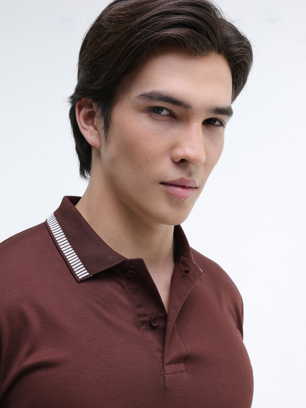 Brown Solid T-Shirt