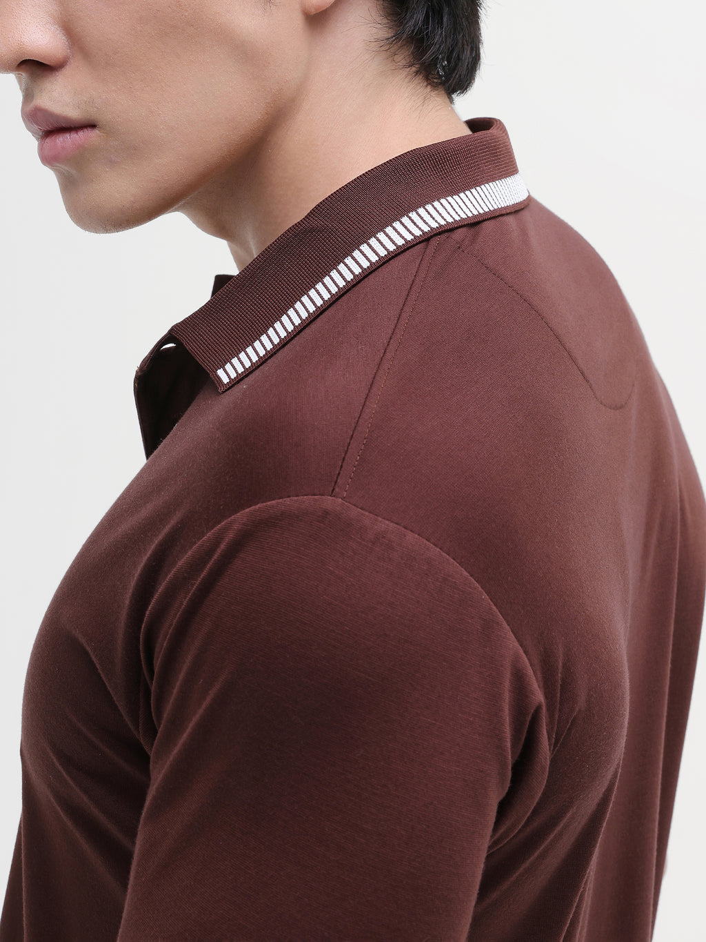 Brown Solid T-Shirt