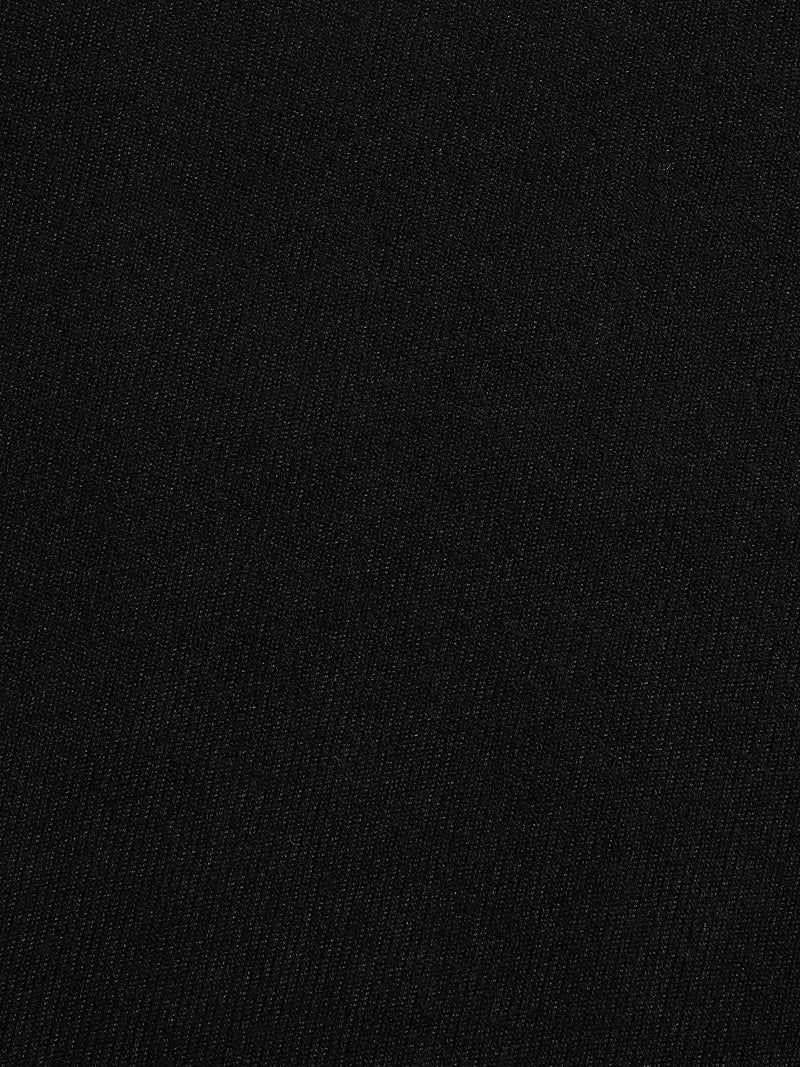 CAHOOT Black Solid Polo T-Shirt With Tipped Collar - view 8