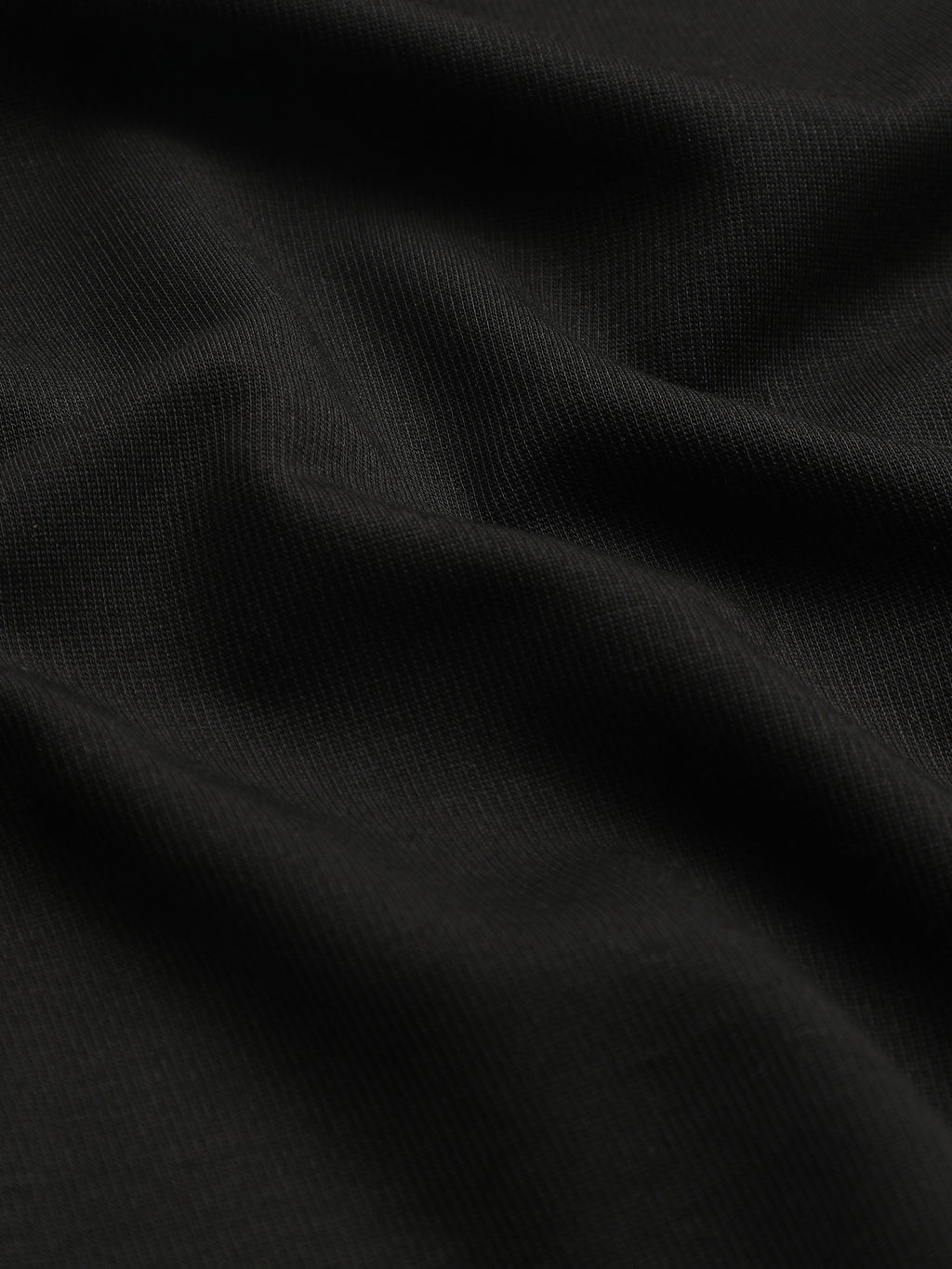 CAHOOT Black Contrast Denim-Collar Regular Fit Polo - view 6