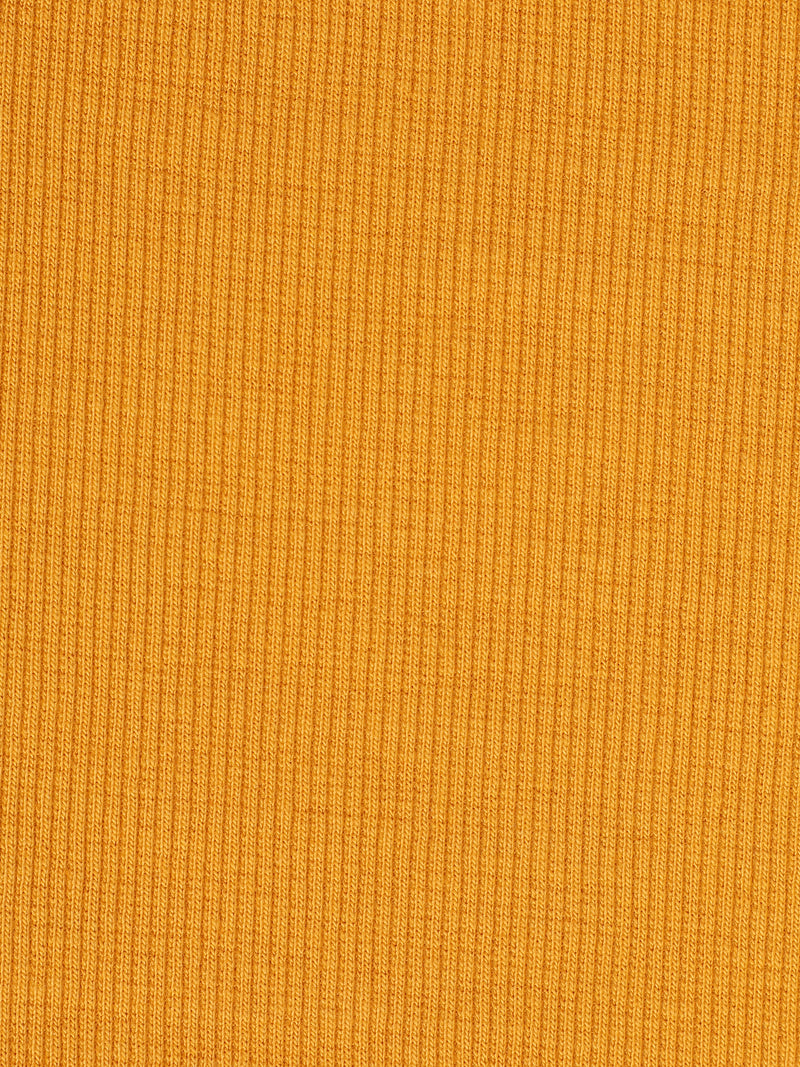 CAHOOT Men's Mustard Solid Polo With Jacquard Collar - view 8
