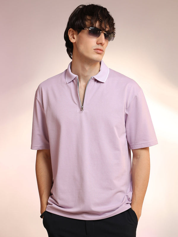 Solid Polo T-Shirt