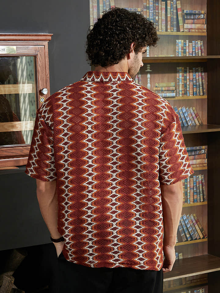 Folk-Logenze Oversized Polo T-Shirt