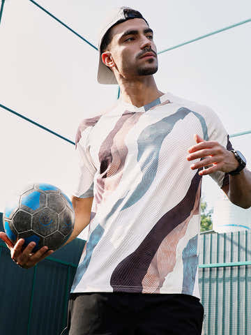 Abstract TopographyActivewear T-Shirt