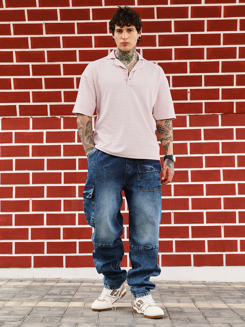 Coil-Tactile Cuban Polo T-Shirt
