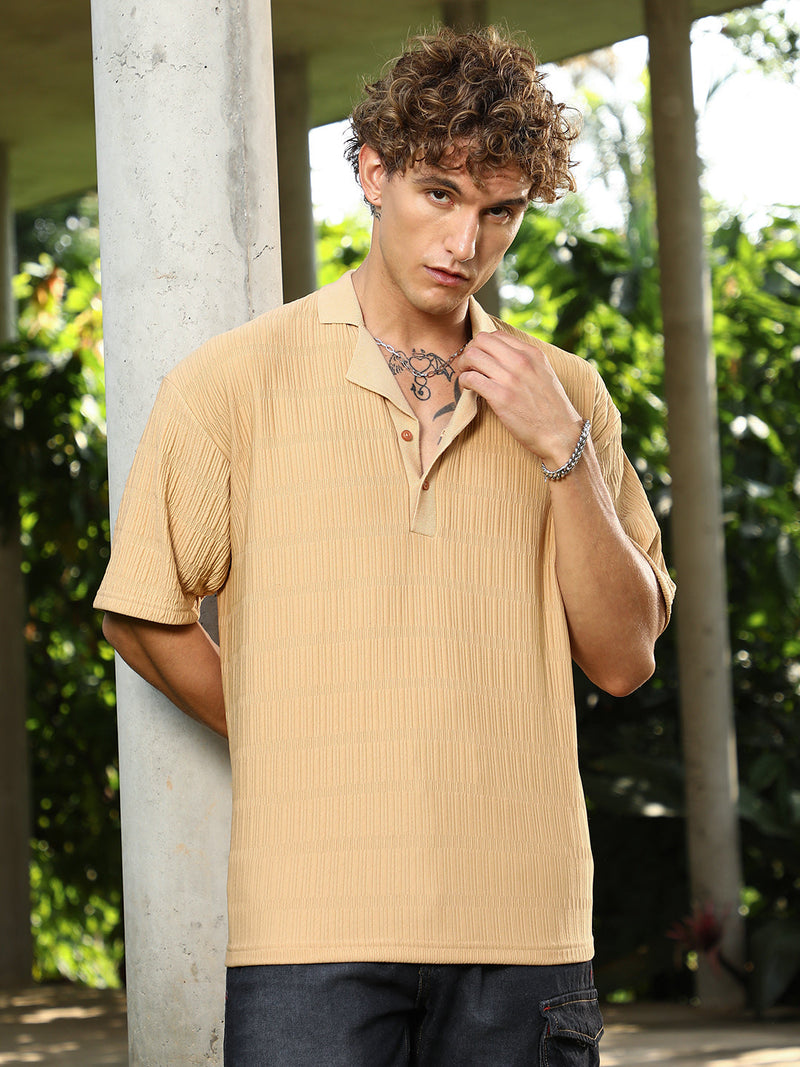 Bubble Cuban Polo T-Shirt