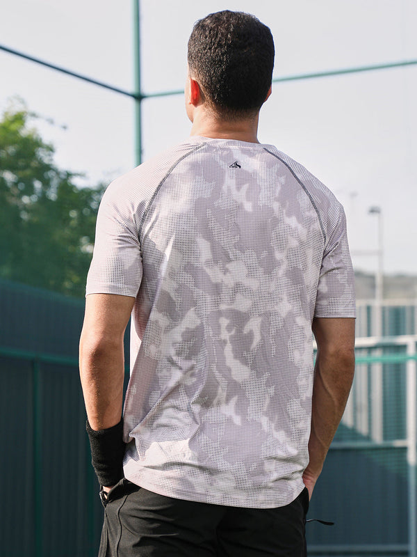 Abstract Topography Activewear T-Shirt
