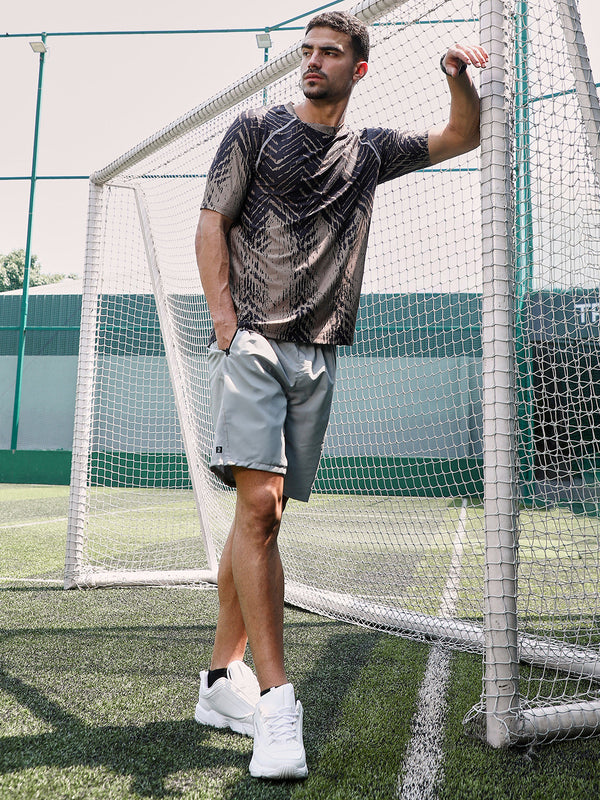 Faded-Chevron Activewear T-Shirt