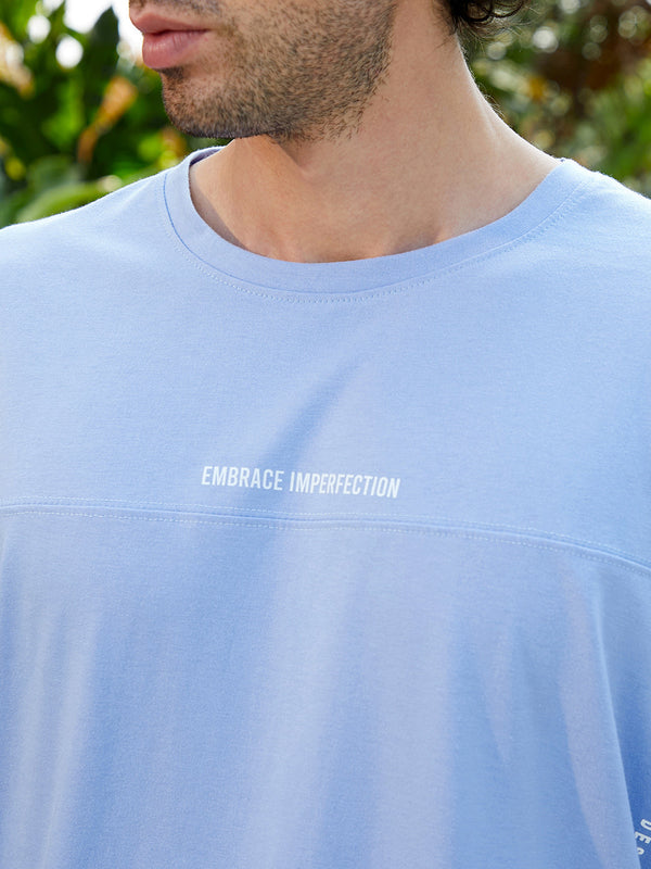 Escape-Ordinary Imprint Oversized T-Shirt