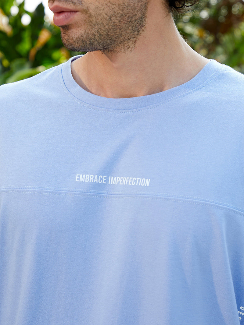 Escape-Ordinary Imprint Oversized T-Shirt