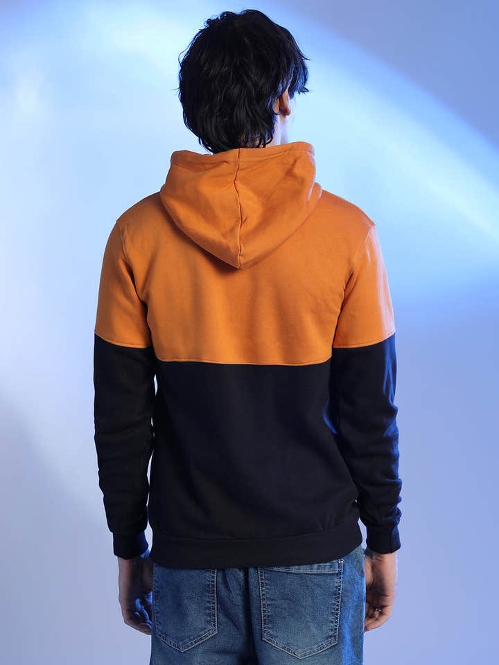 Contrast Blcok Sweatshirt