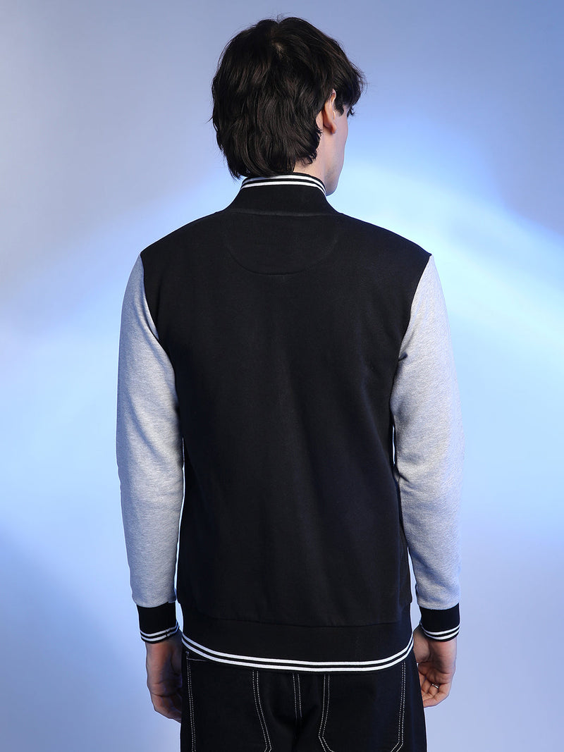 Zip-Front Block Jacket