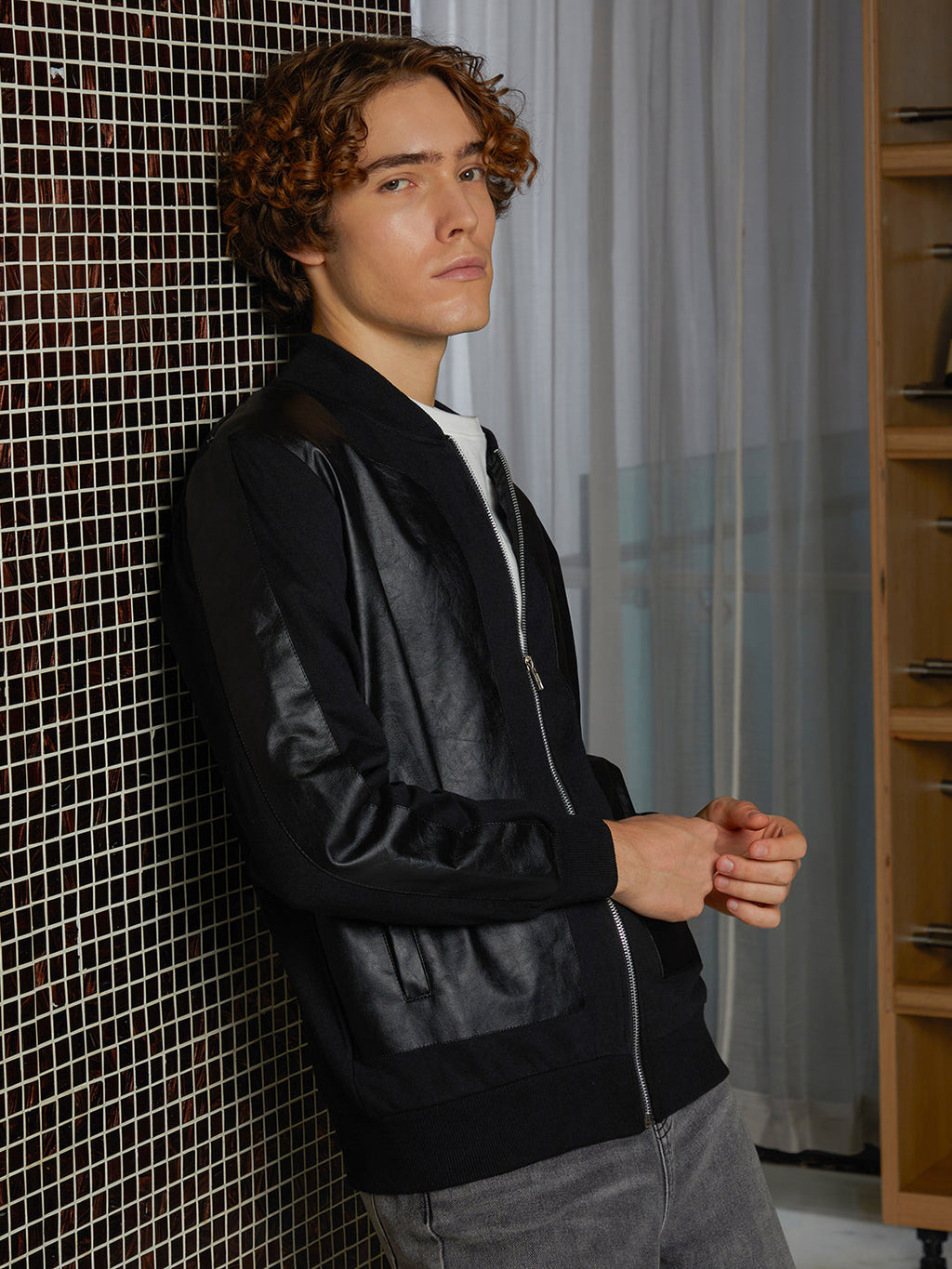 Self-Patch Bomber Jacket