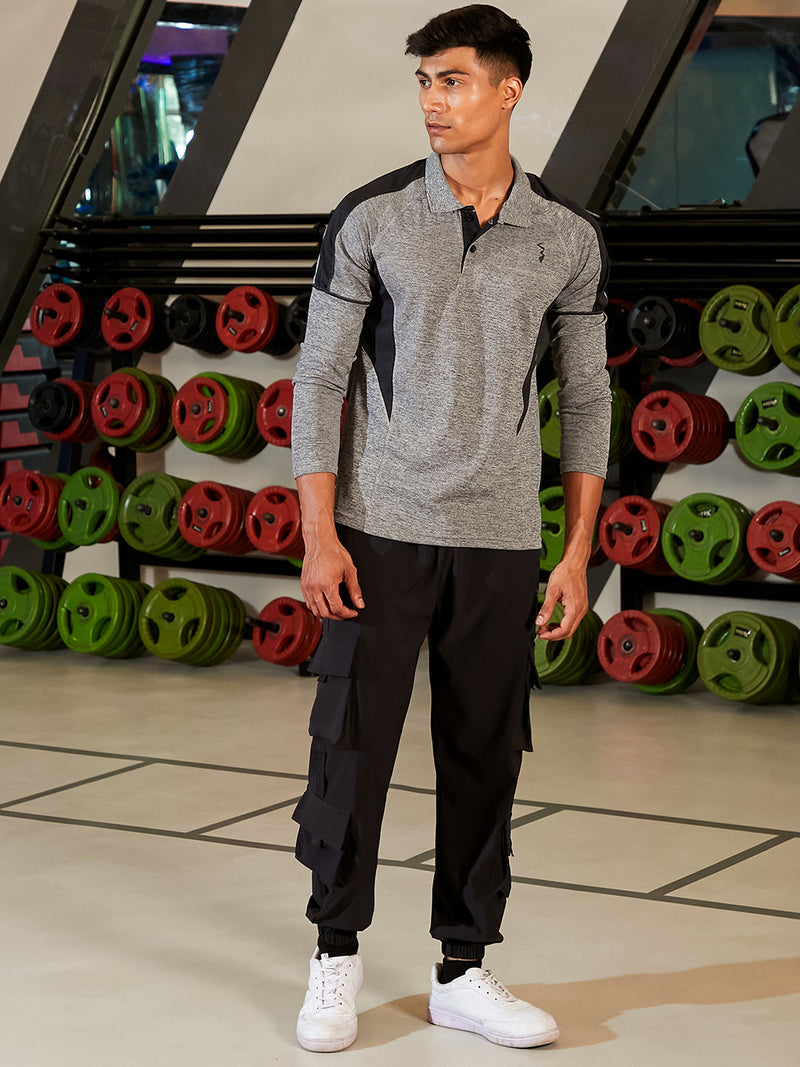 Heathered Contrast Activewear T-Shirt